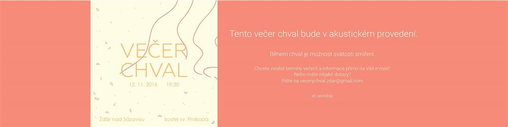 Večer chval